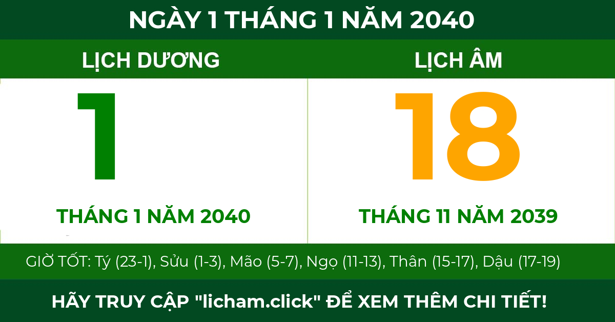 lịch âm ngày 1 tháng 1 năm 2040