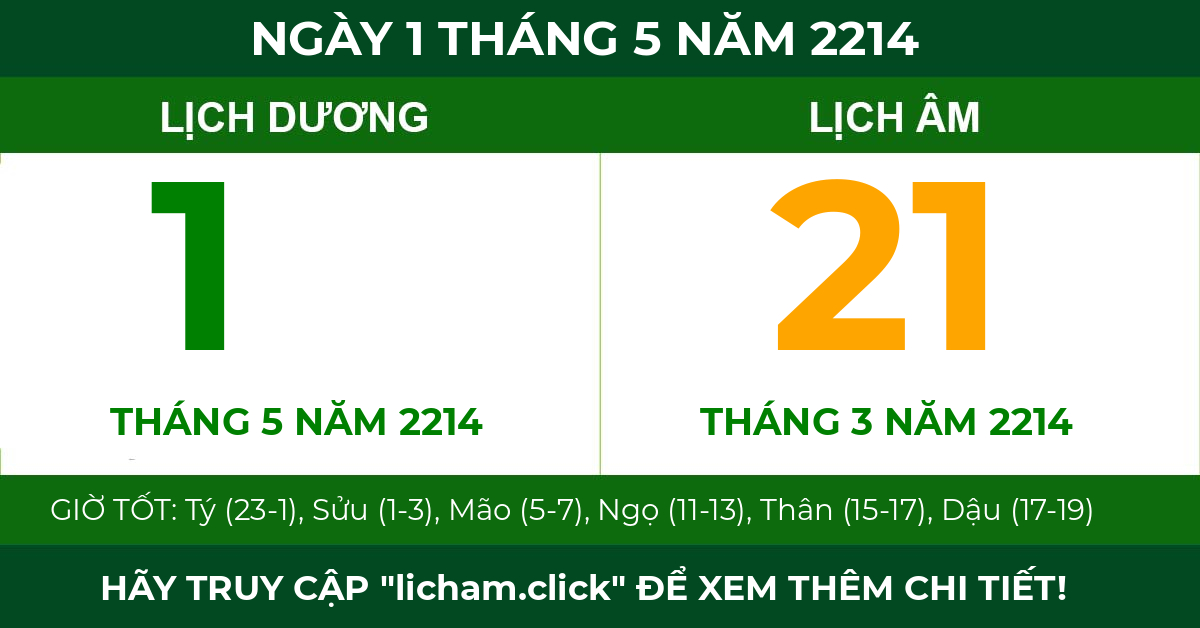 lịch âm ngày 1 tháng 5 năm 2214