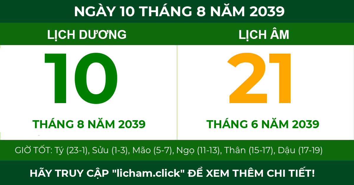 lịch âm ngày 10 tháng 8 năm 2039
