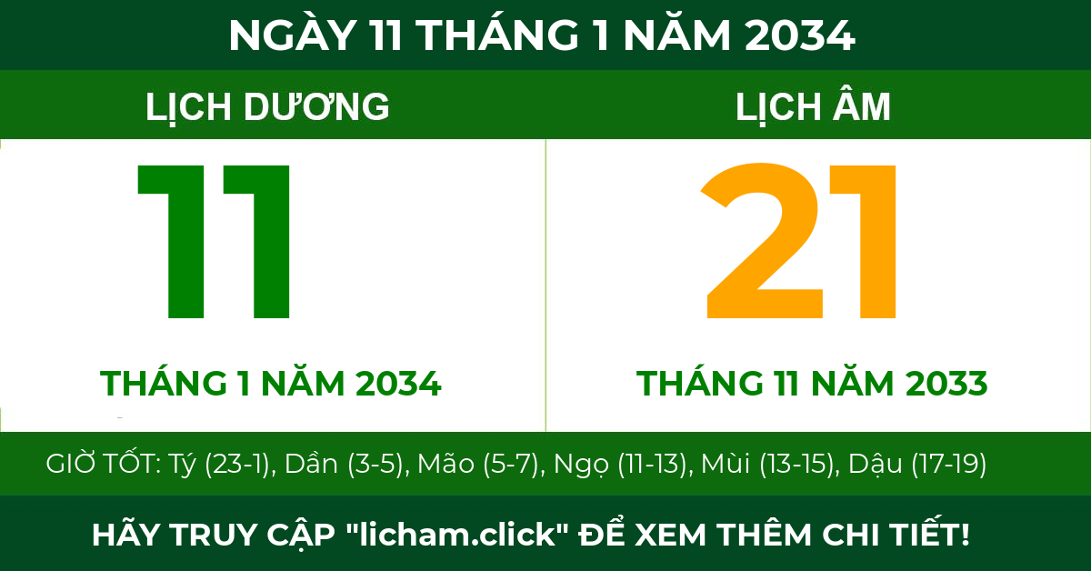 lịch âm ngày 11 tháng 1 năm 2034