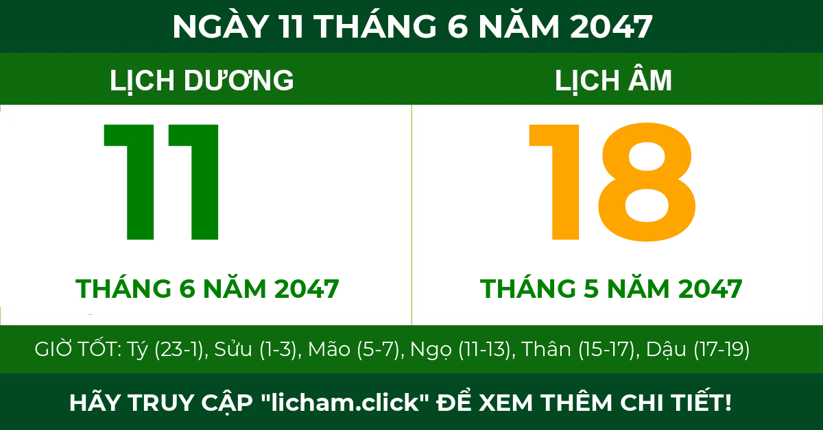 lịch âm ngày 11 tháng 6 năm 2047