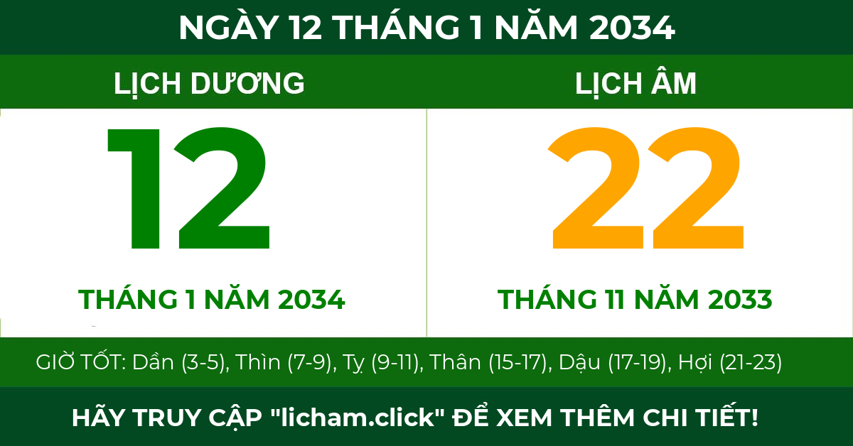 lịch âm ngày 12 tháng 1 năm 2034