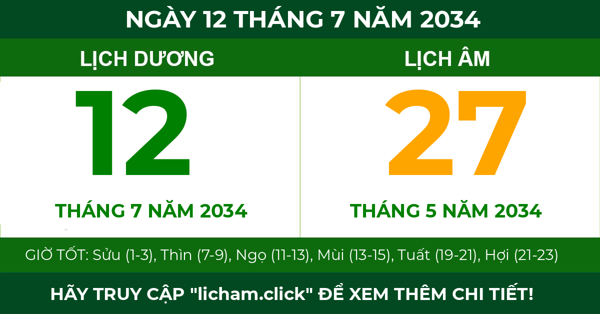 lịch âm ngày 12 tháng 7 năm 2034