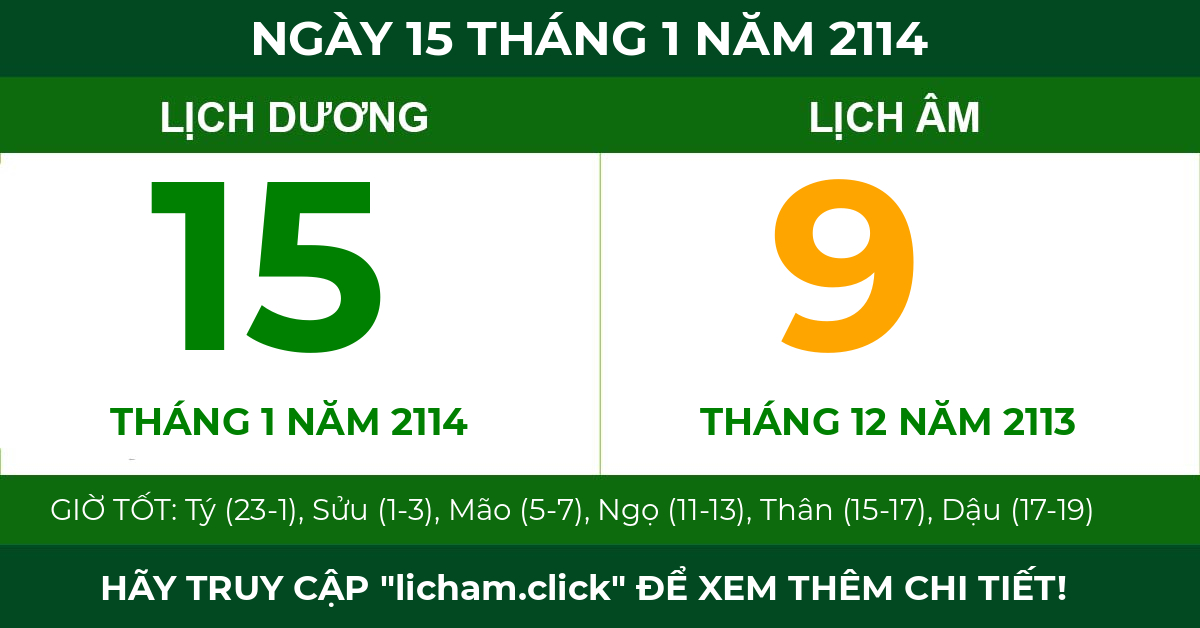 lịch âm ngày 15 tháng 1 năm 2114