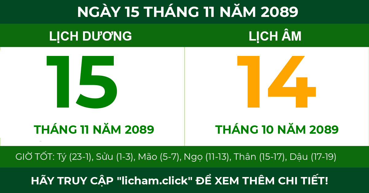 lịch âm ngày 15 tháng 11 năm 2089