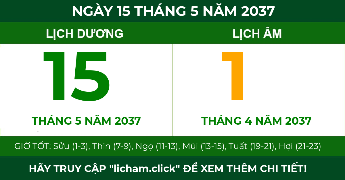 lịch âm ngày 15 tháng 5 năm 2037