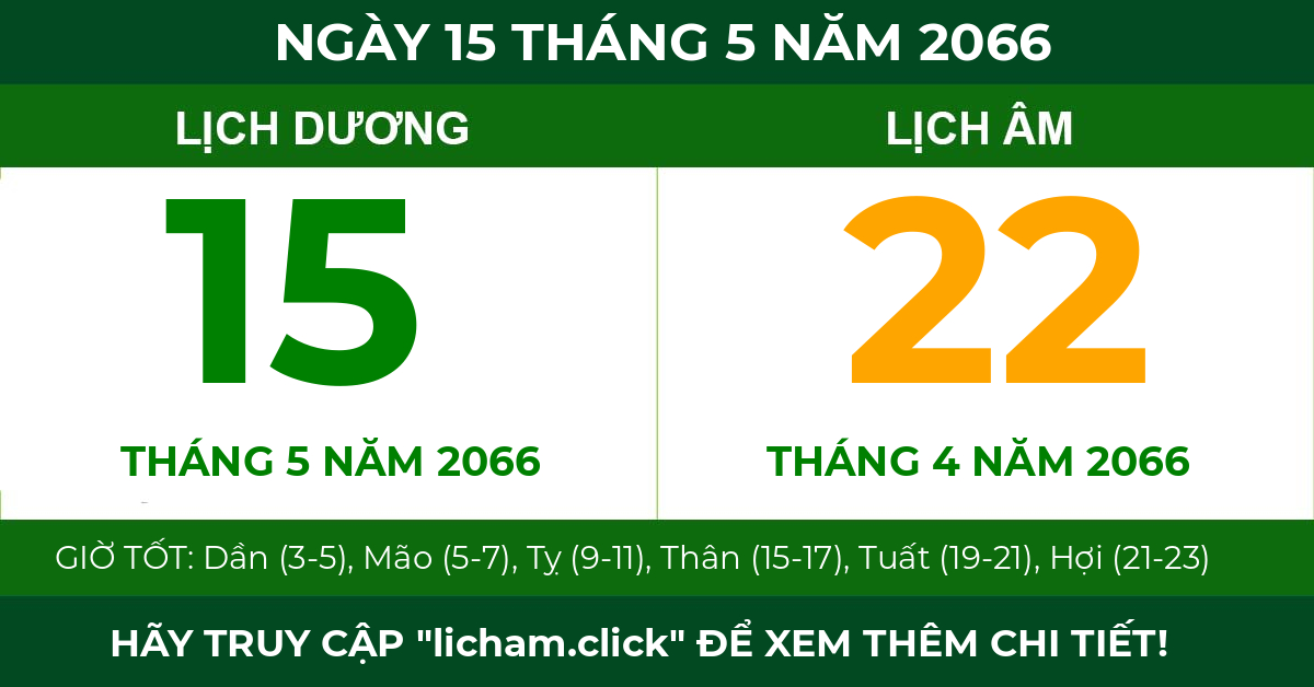 lịch âm ngày 15 tháng 5 năm 2066