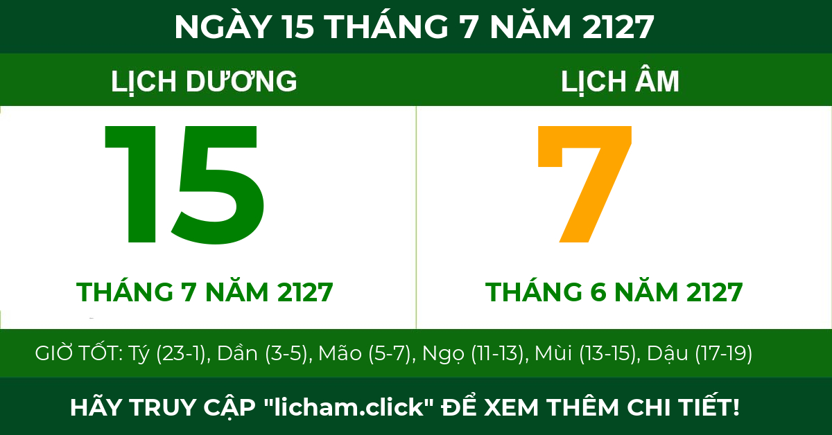 lịch âm ngày 15 tháng 7 năm 2127