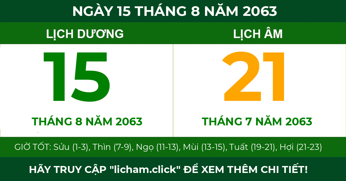 lịch âm ngày 15 tháng 8 năm 2063
