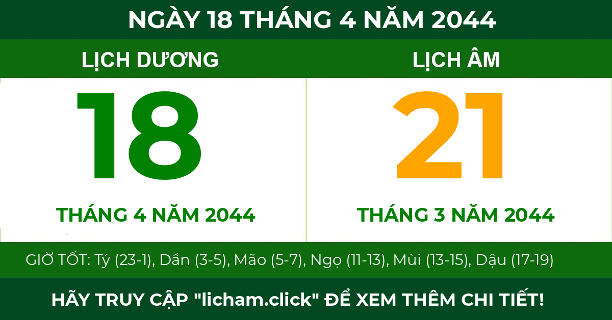 lịch âm ngày 18 tháng 4 năm 2044