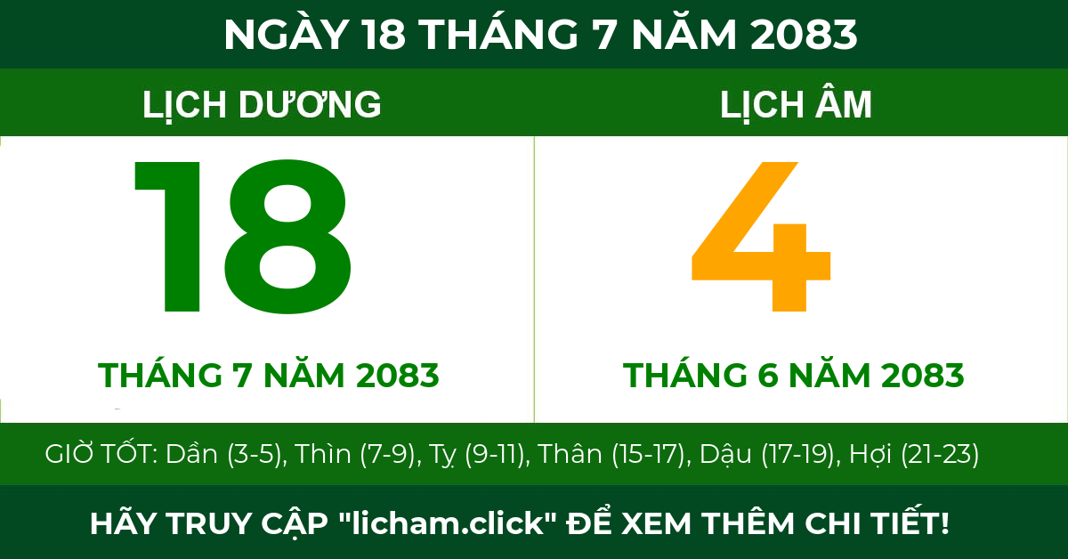 lịch âm ngày 18 tháng 7 năm 2083