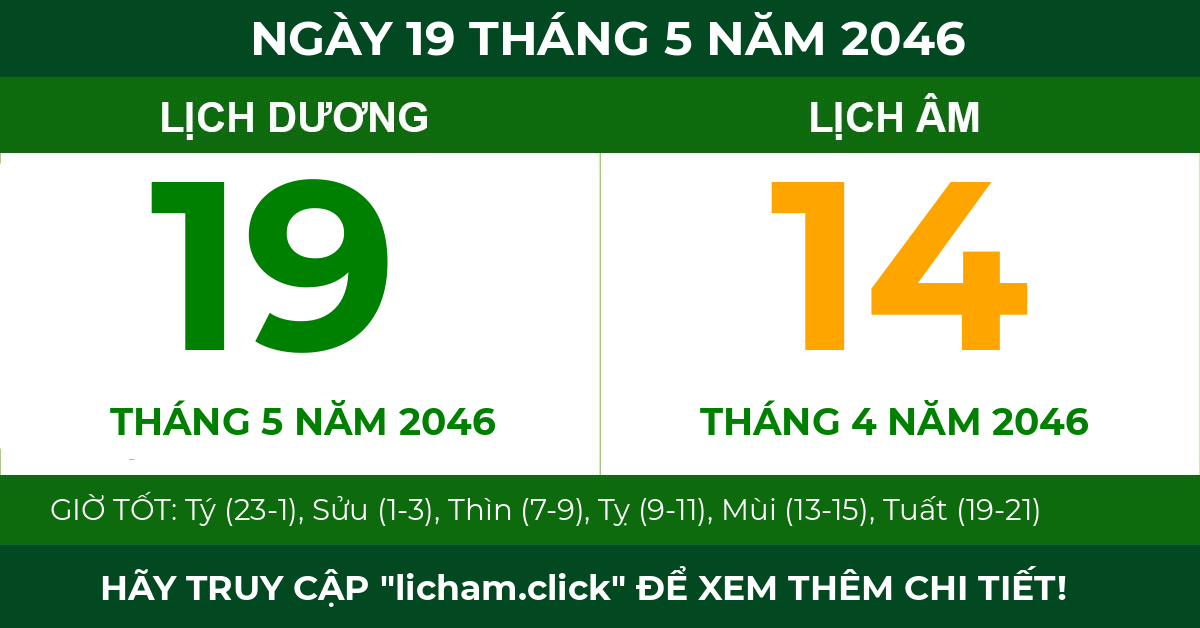 lịch âm ngày 19 tháng 5 năm 2046