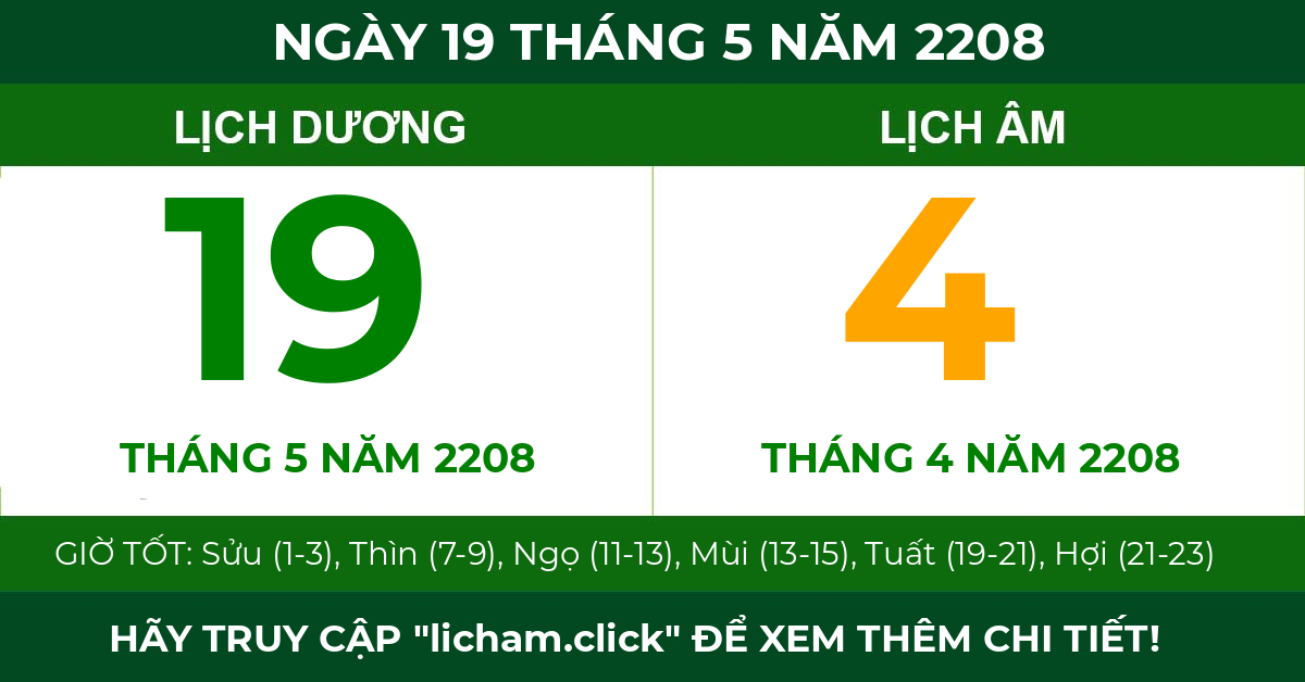 lịch âm ngày 19 tháng 5 năm 2208