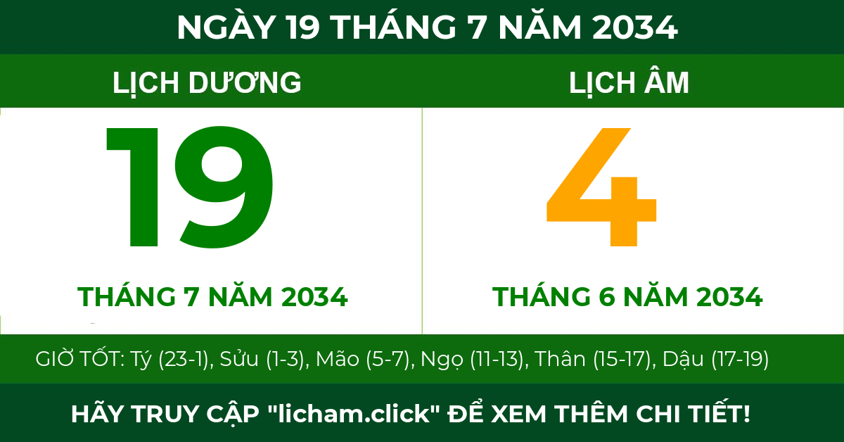 lịch âm ngày 19 tháng 7 năm 2034