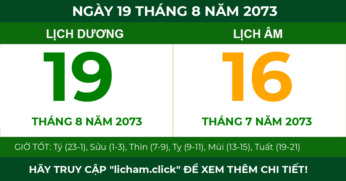 lịch âm ngày 19 tháng 8 năm 2073