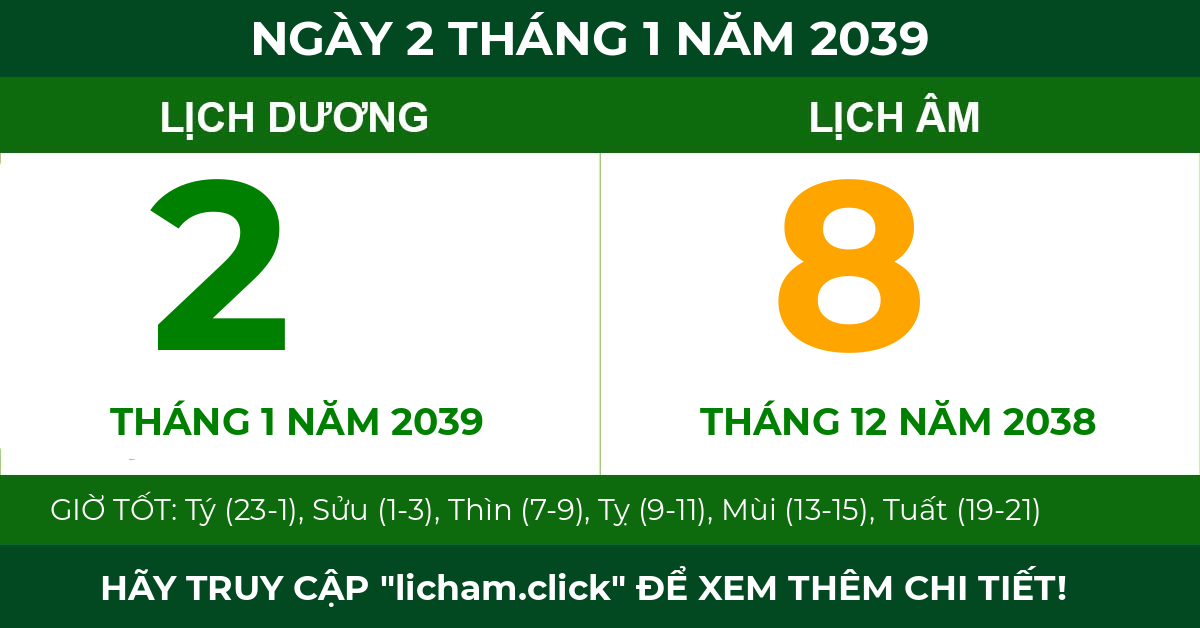 lịch âm ngày 2 tháng 1 năm 2039