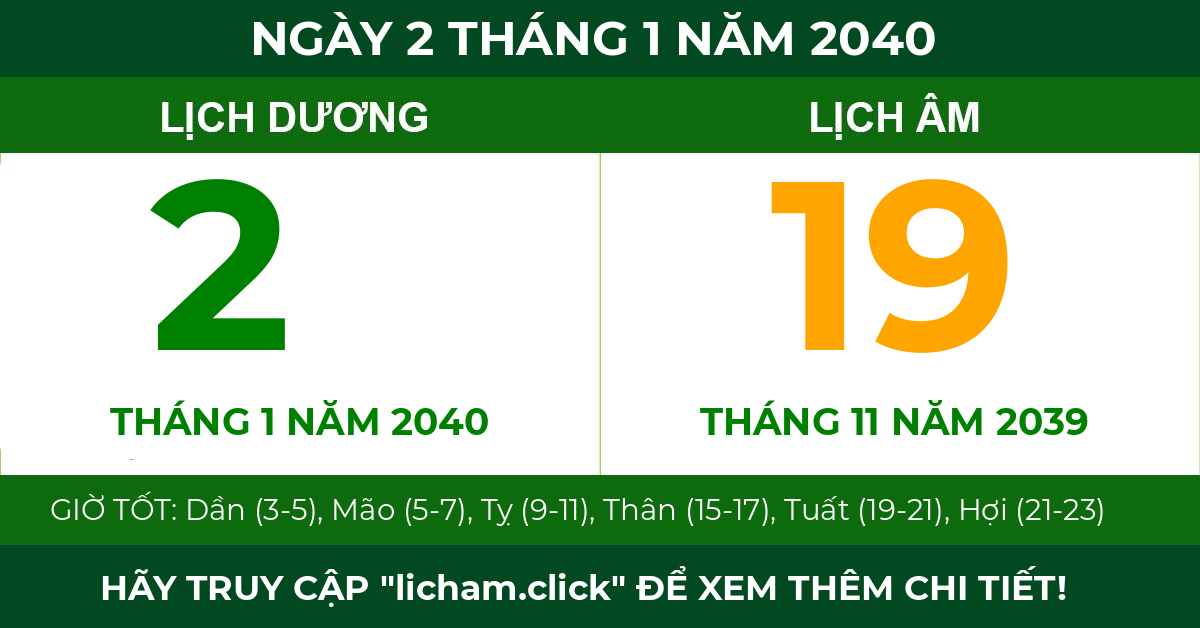 lịch âm ngày 2 tháng 1 năm 2040