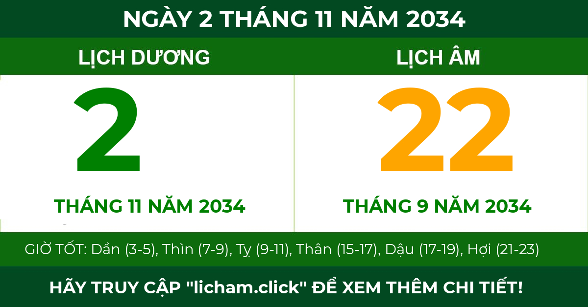 lịch âm ngày 2 tháng 11 năm 2034