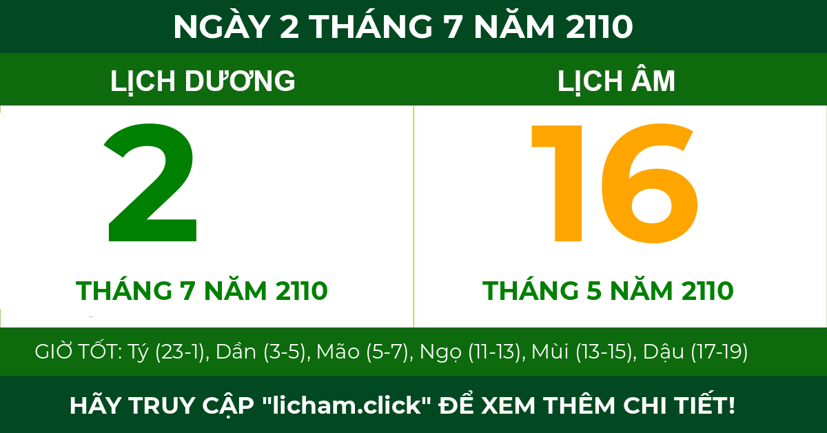 lịch âm ngày 2 tháng 7 năm 2110