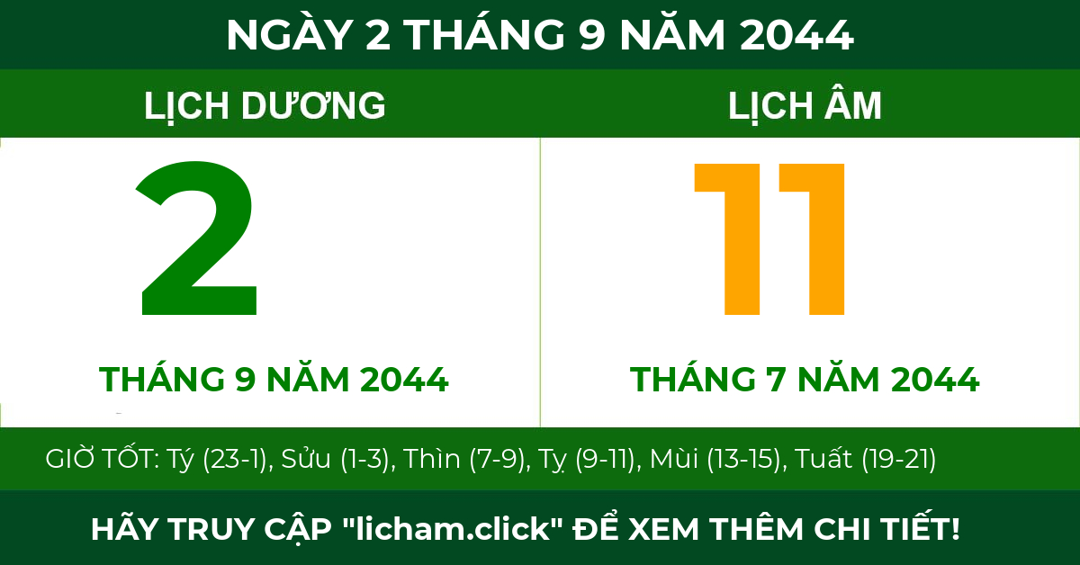 lịch âm ngày 2 tháng 9 năm 2044