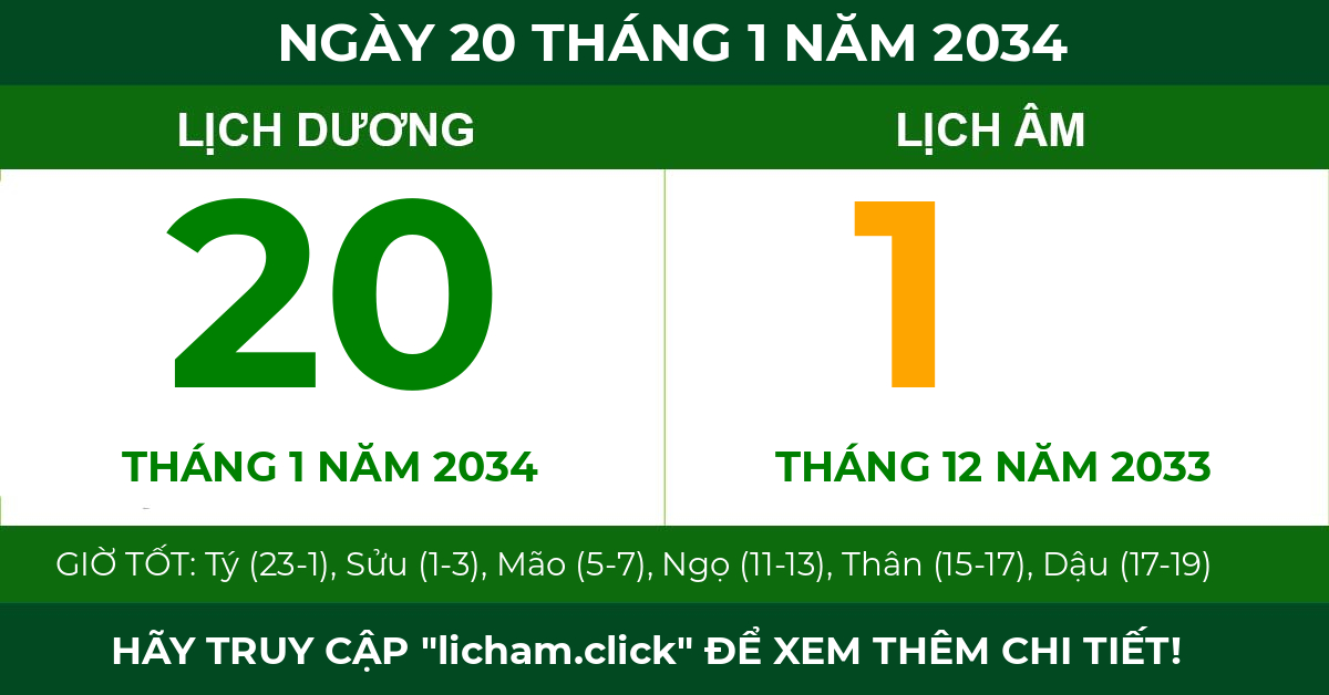 lịch âm ngày 20 tháng 1 năm 2034