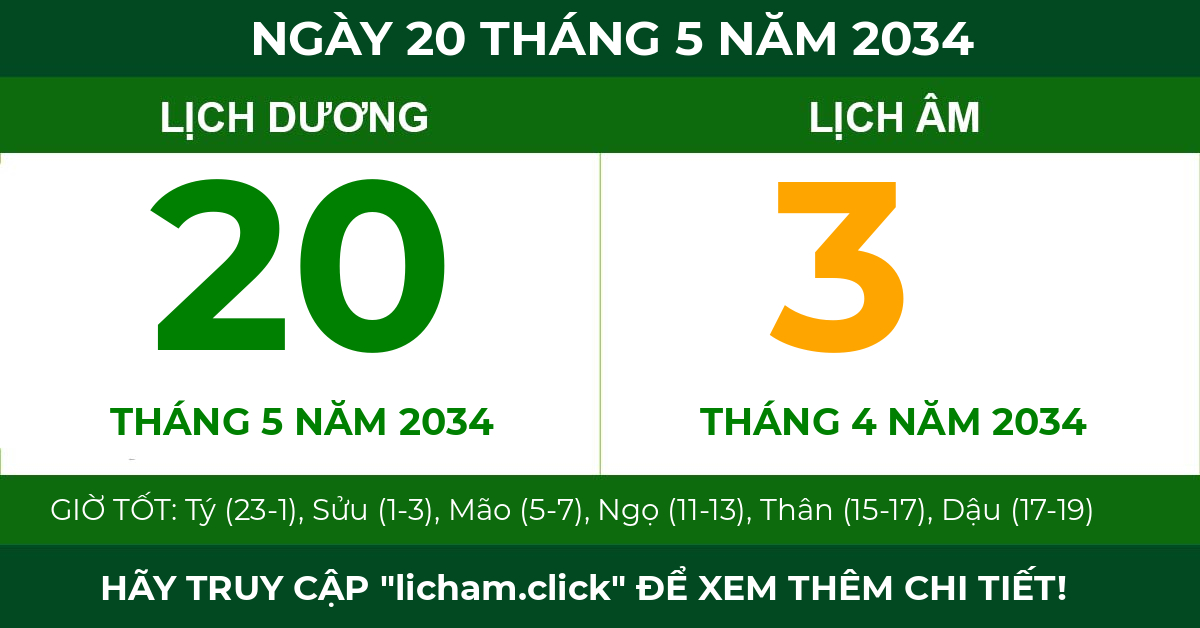 lịch âm ngày 20 tháng 5 năm 2034