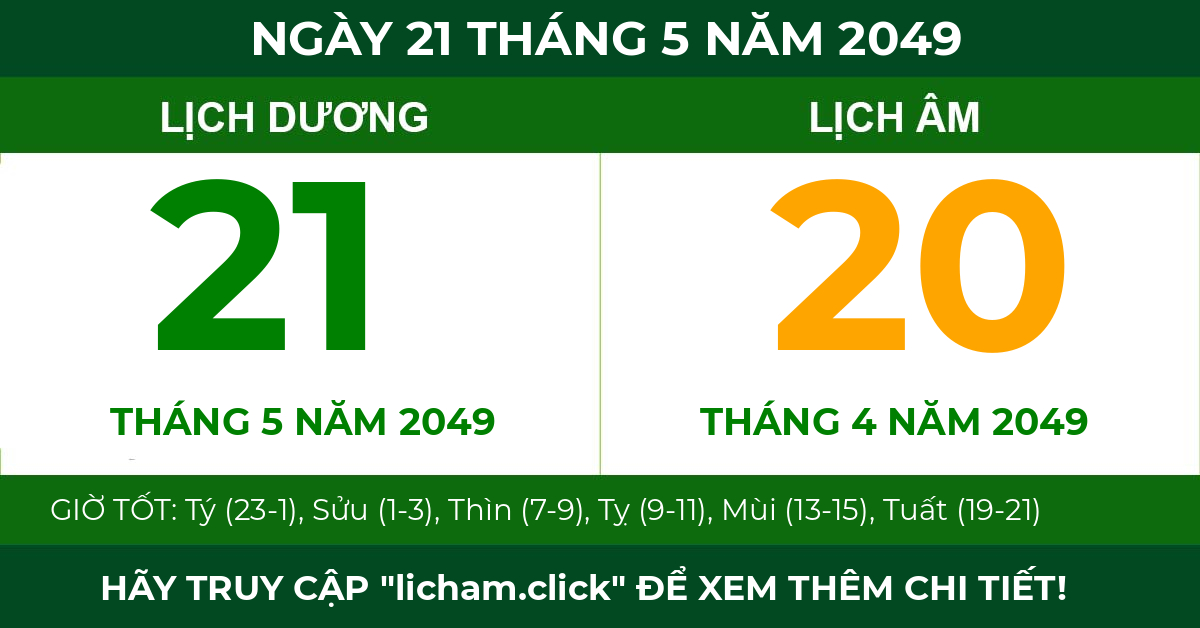 lịch âm ngày 21 tháng 5 năm 2049