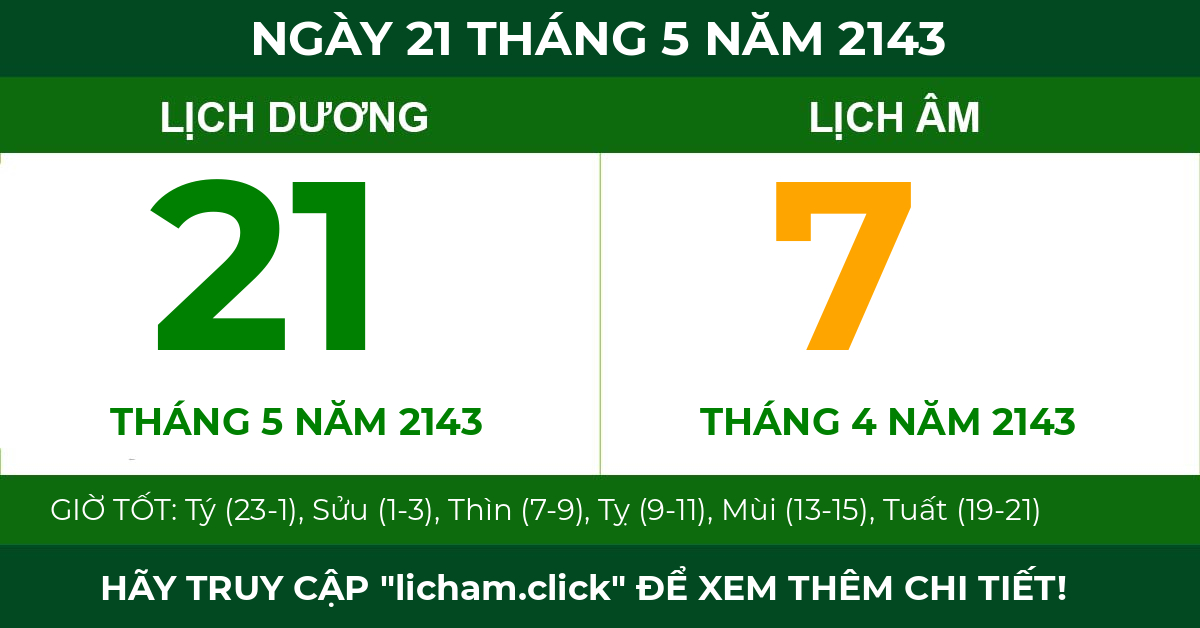 lịch âm ngày 21 tháng 5 năm 2143