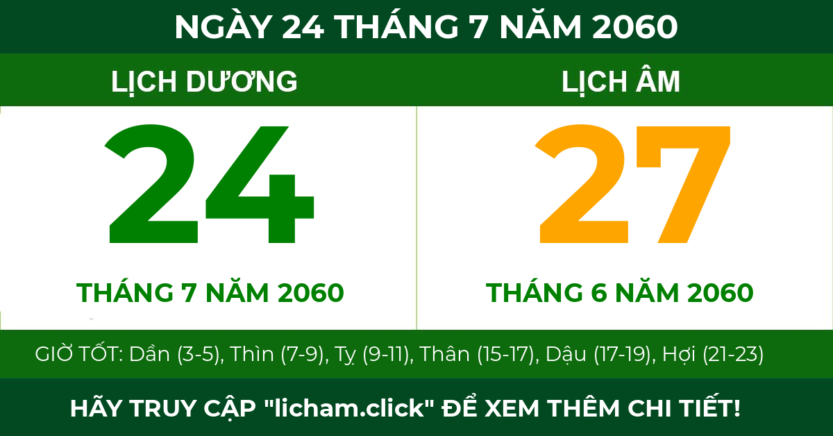 lịch âm ngày 24 tháng 7 năm 2060