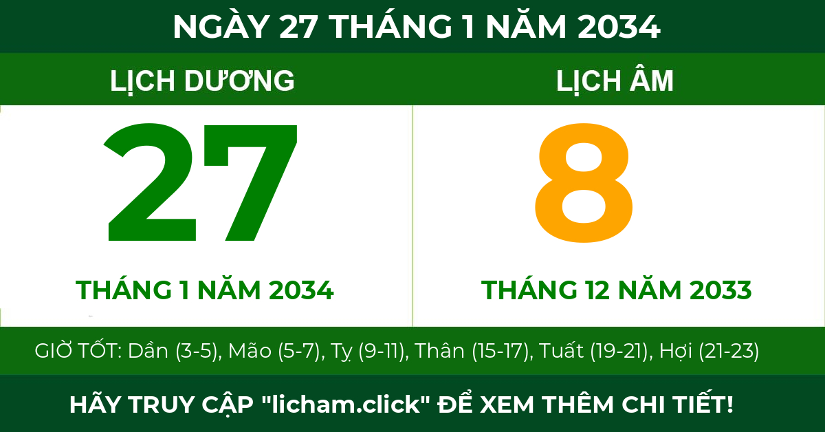 lịch âm ngày 27 tháng 1 năm 2034