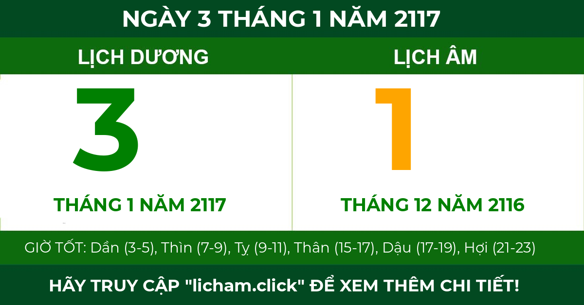 lịch âm ngày 3 tháng 1 năm 2117