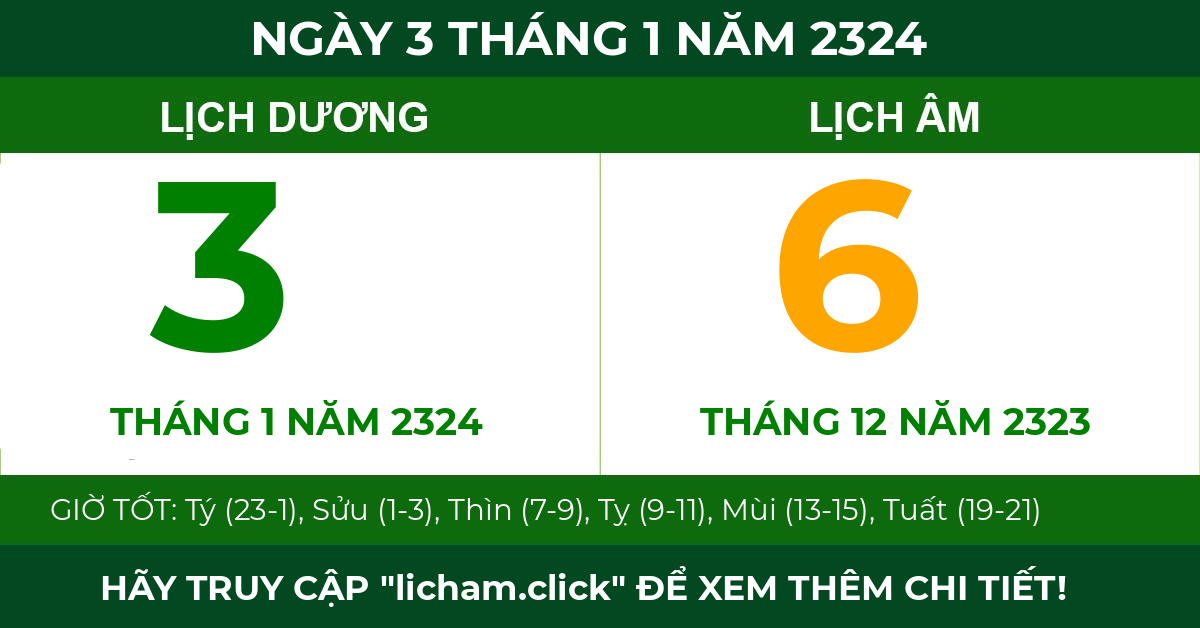 lịch âm ngày 3 tháng 1 năm 2324