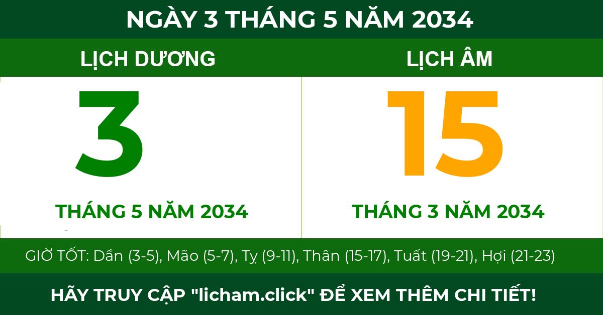 lịch âm ngày 3 tháng 5 năm 2034