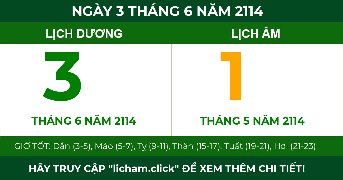 lịch âm ngày 3 tháng 6 năm 2114