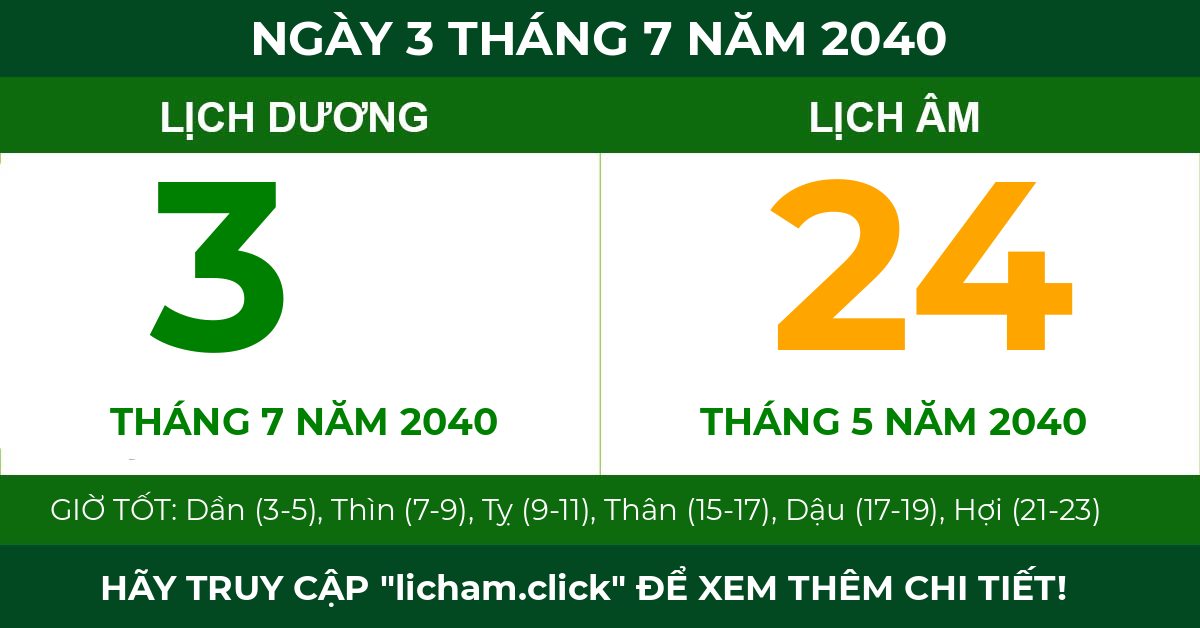 lịch âm ngày 3 tháng 7 năm 2040