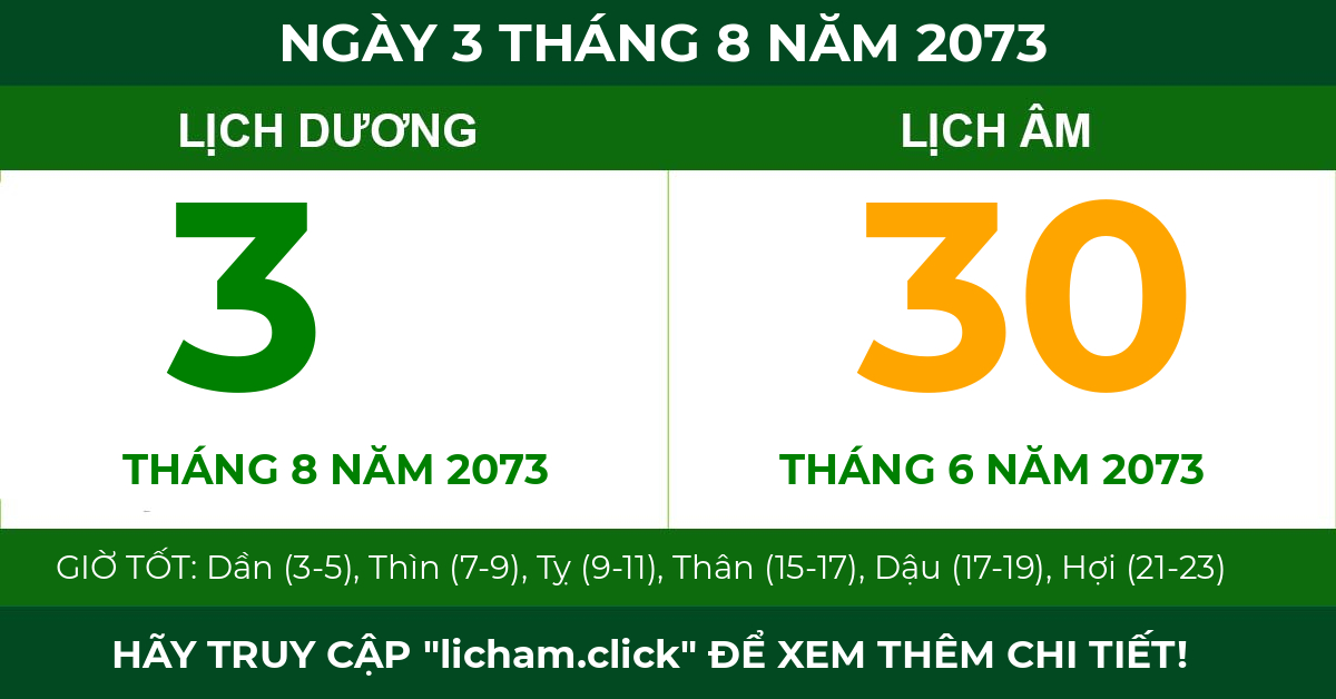 lịch âm ngày 3 tháng 8 năm 2073