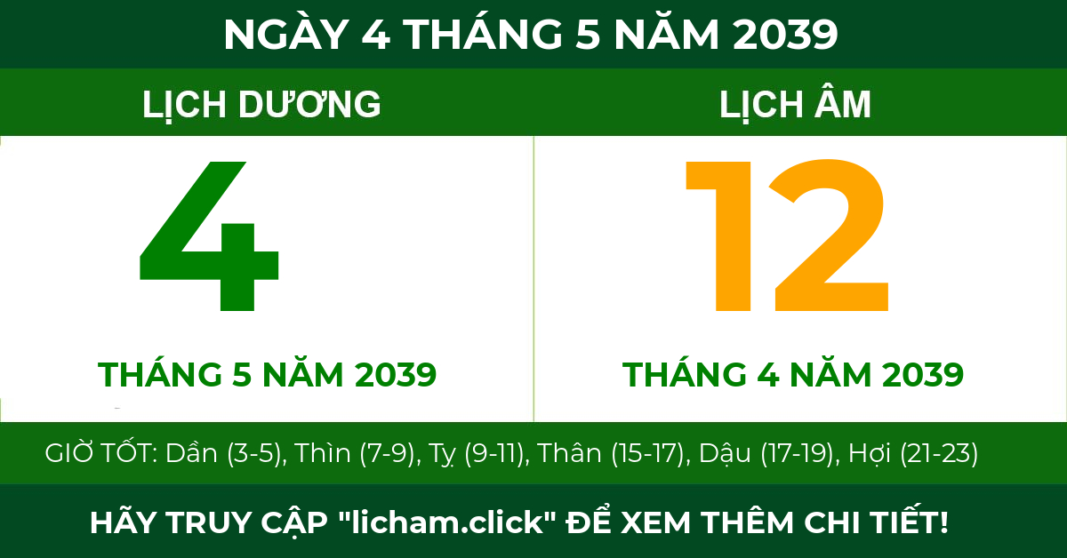lịch âm ngày 4 tháng 5 năm 2039