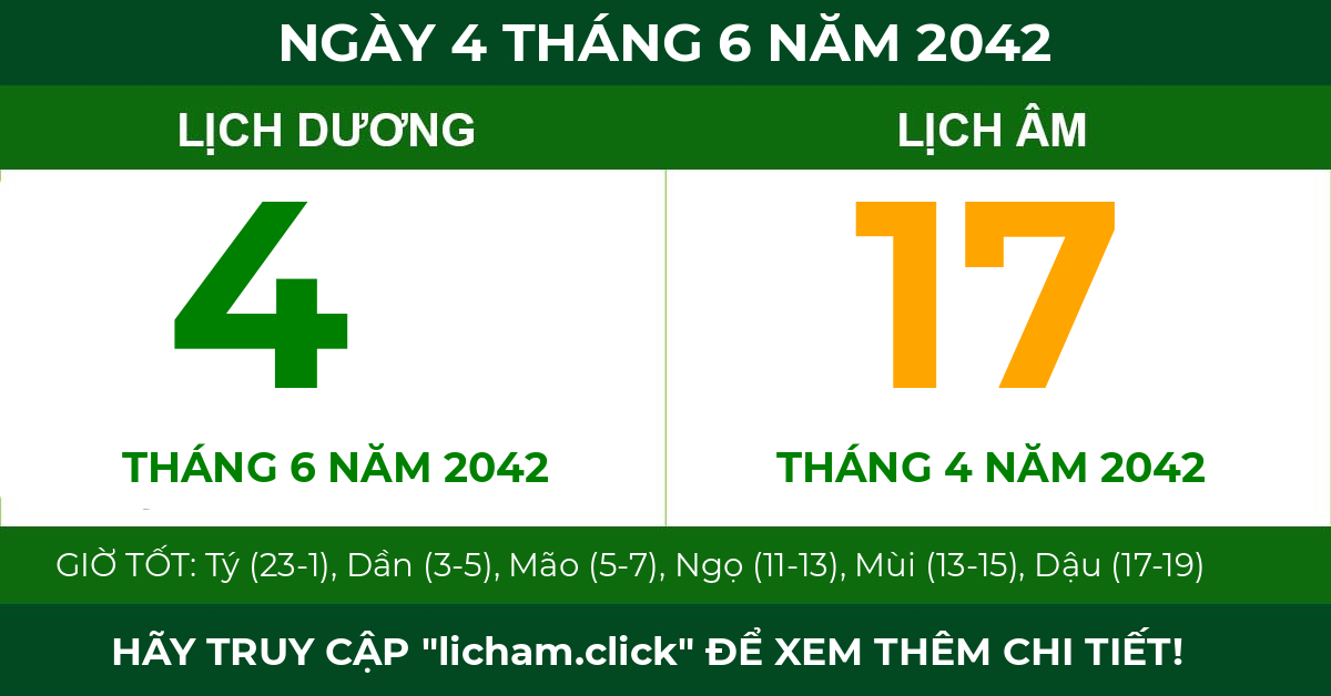 lịch âm ngày 4 tháng 6 năm 2042
