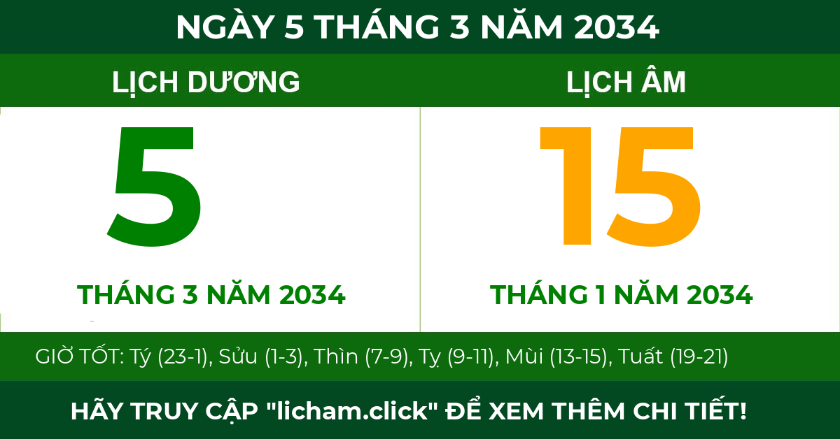 lịch âm ngày 5 tháng 3 năm 2034