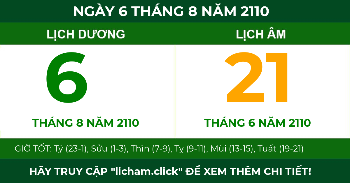 lịch âm ngày 6 tháng 8 năm 2110