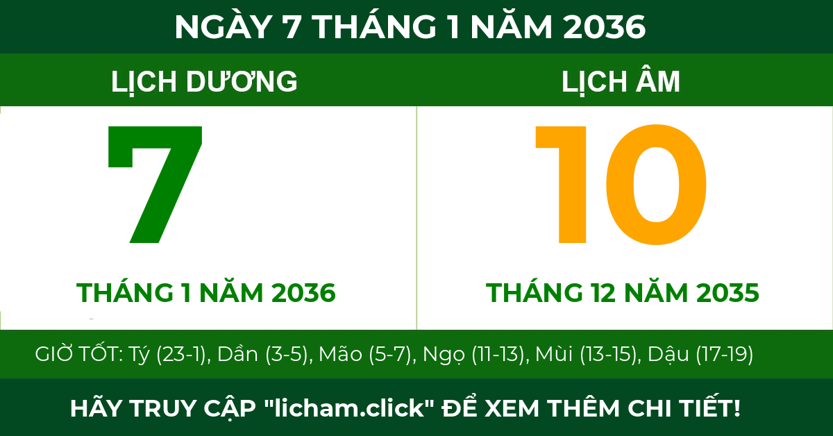 lịch âm ngày 7 tháng 1 năm 2036