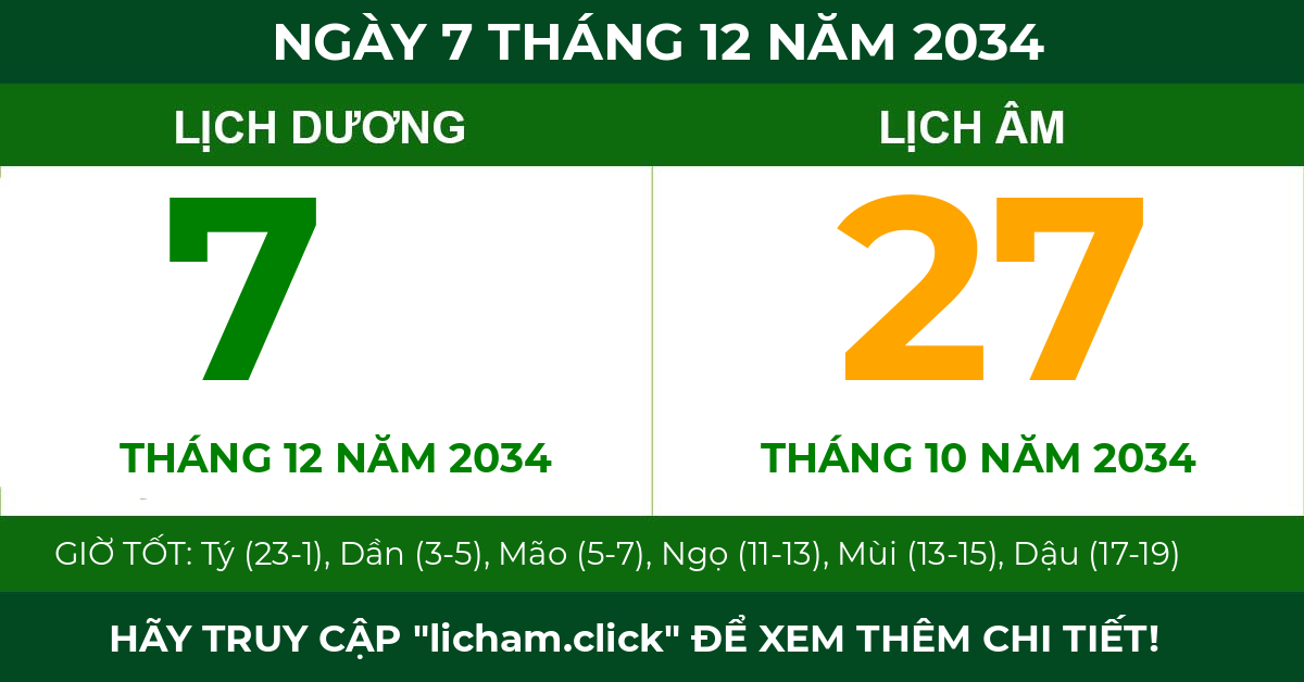 lịch âm ngày 7 tháng 12 năm 2034