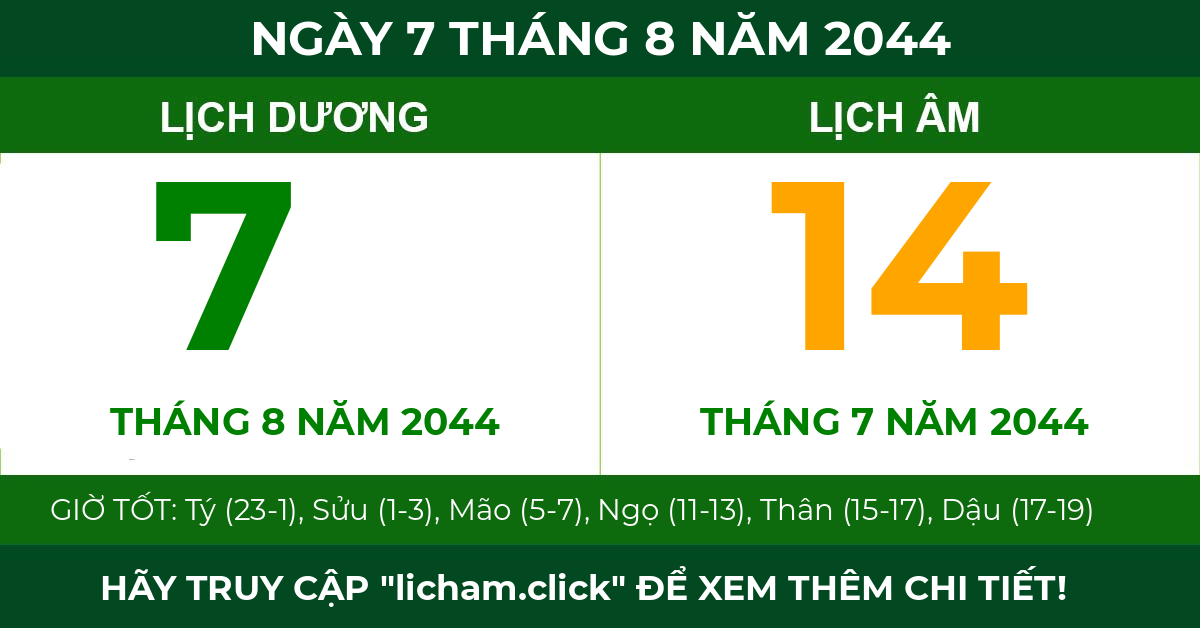 lịch âm ngày 7 tháng 8 năm 2044