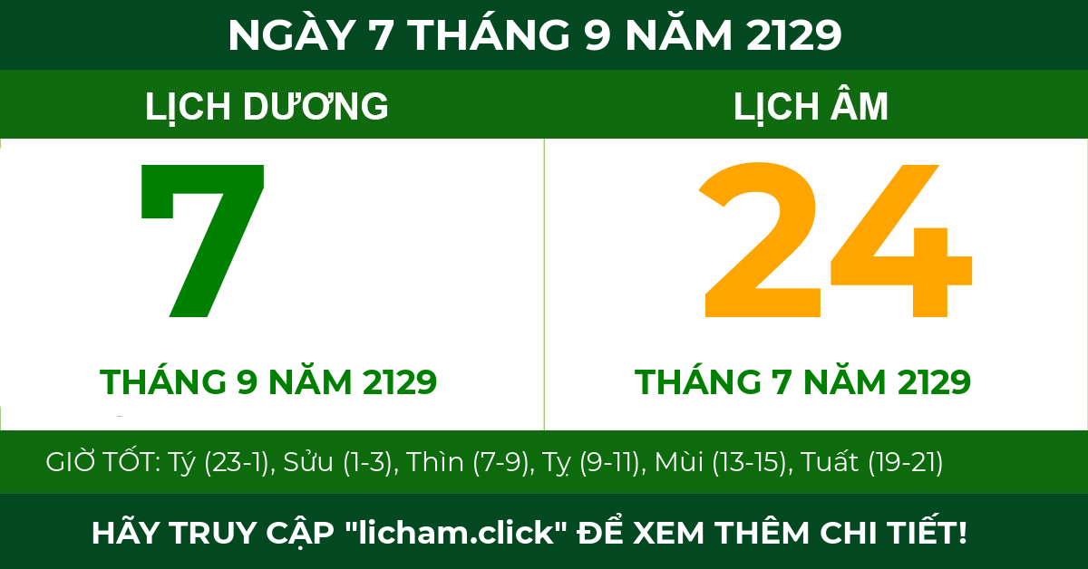 lịch âm ngày 7 tháng 9 năm 2129