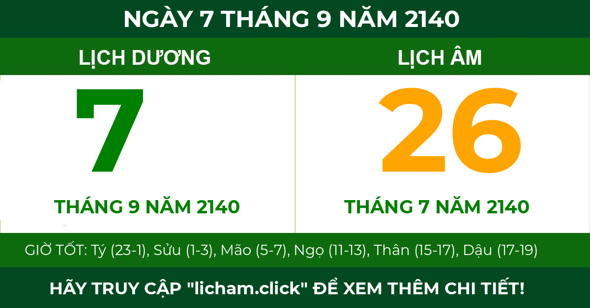 lịch âm ngày 7 tháng 9 năm 2140