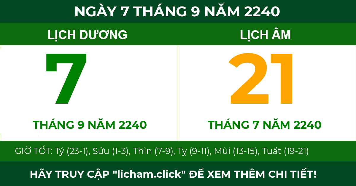 lịch âm ngày 7 tháng 9 năm 2240