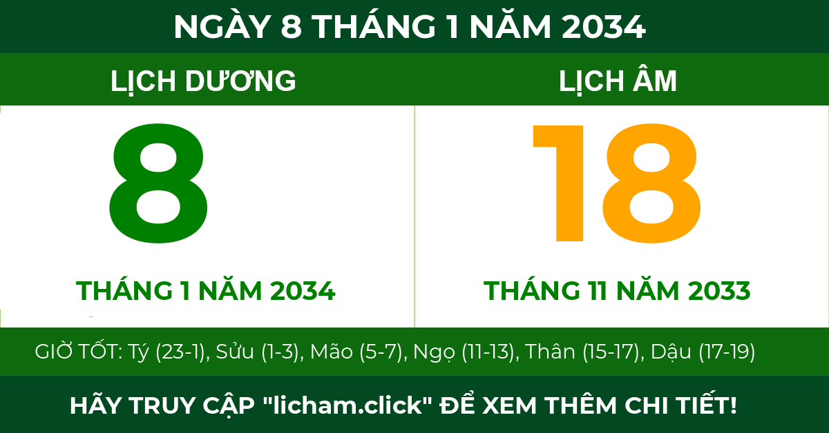 lịch âm ngày 8 tháng 1 năm 2034
