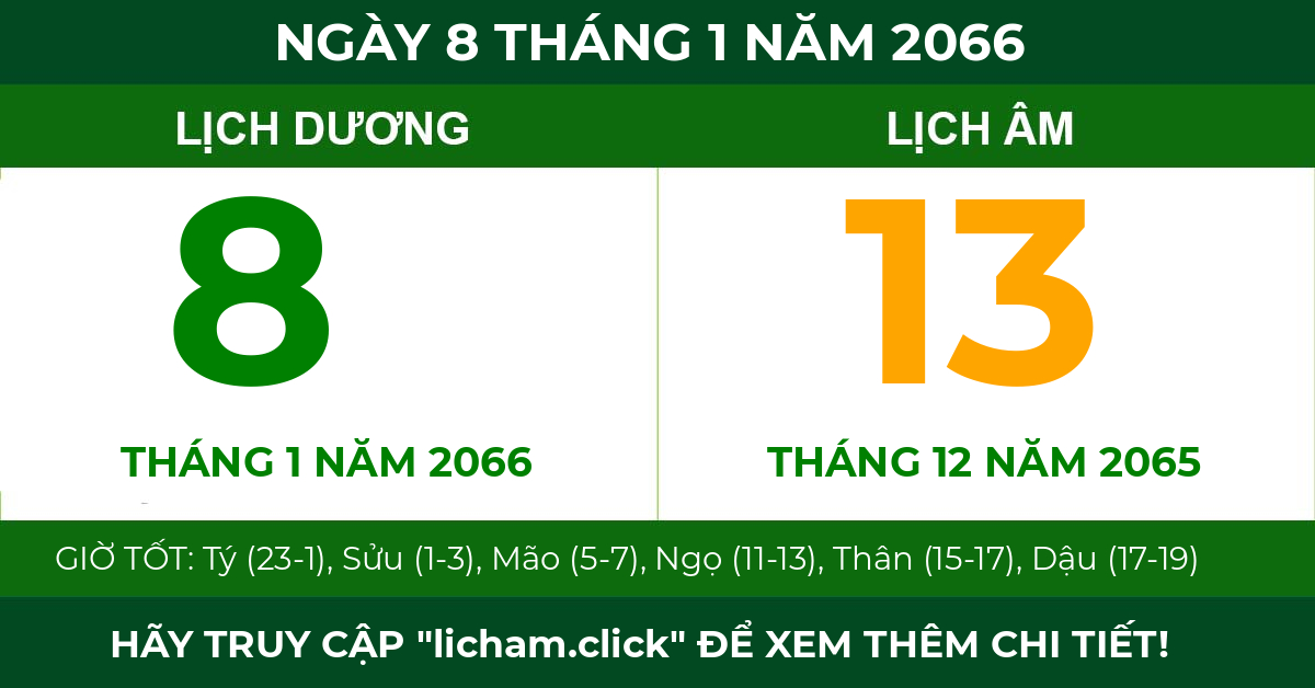lịch âm ngày 8 tháng 1 năm 2066