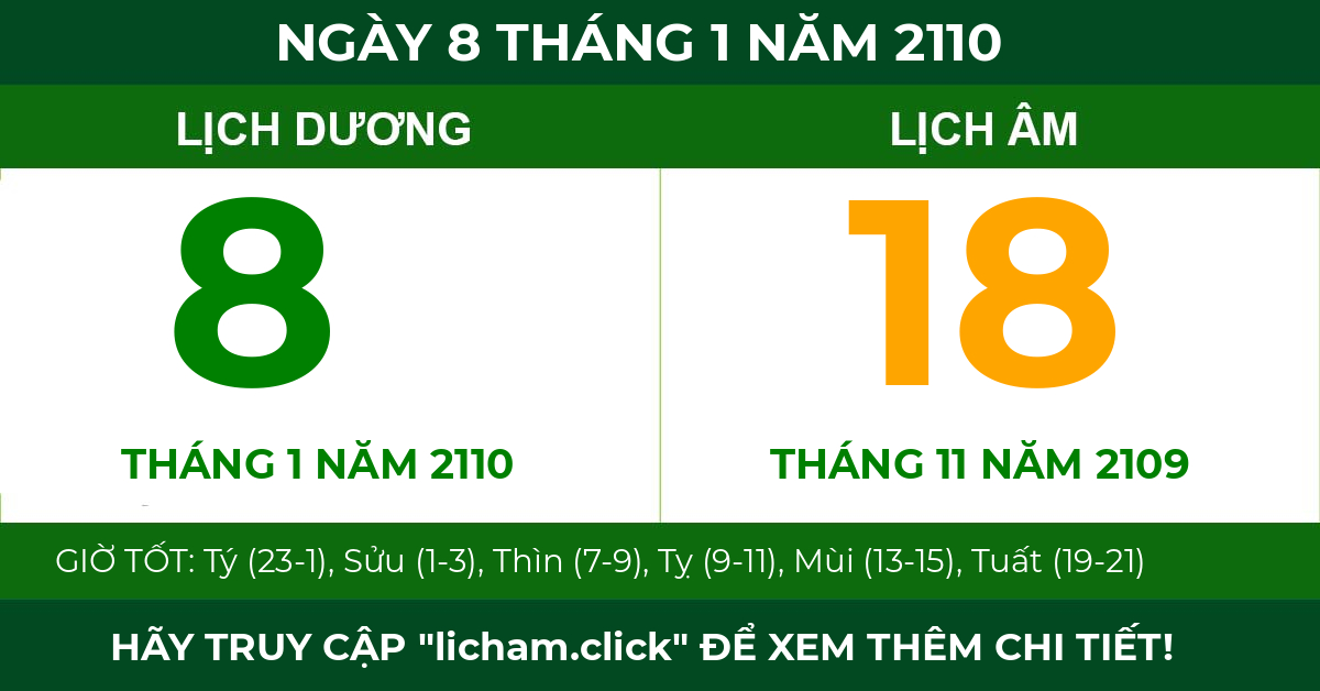 lịch âm ngày 8 tháng 1 năm 2110