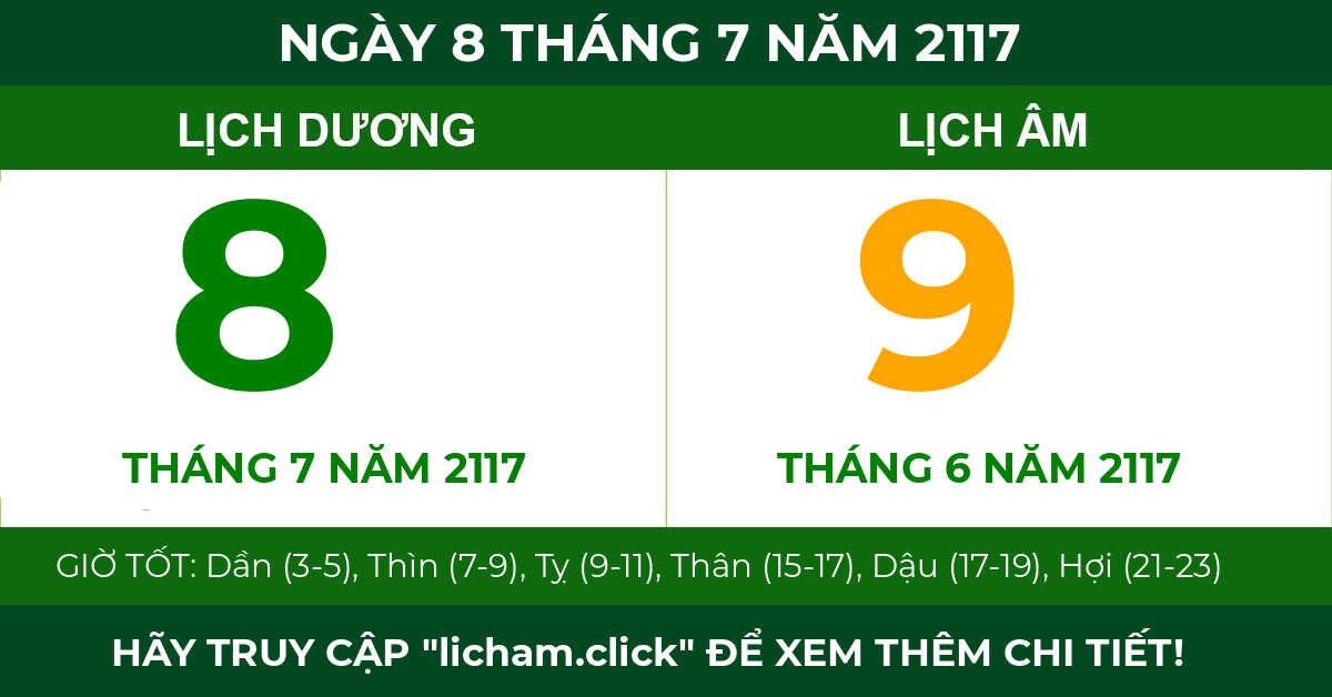 lịch âm ngày 8 tháng 7 năm 2117
